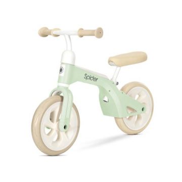 Bicicleta de tranzitie 2 in 1, Lorelli Spider, fara pedale, roti mari, Mint
