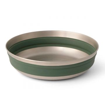 Bol Detour Stainless Steel L Laurel Wreath Green