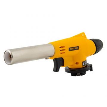 Cap arzator camping pe gaz Rotor 16703, 1300 °C, Aprindere electronica/ piezo (Galben)