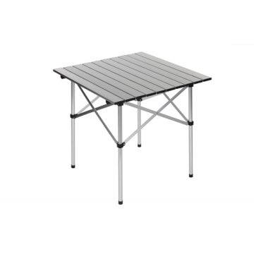 Masa pliabila camping roll-up Fox Outdoor, aluminiu, cadrul pliabil, 58 x 58 cm, cu husa