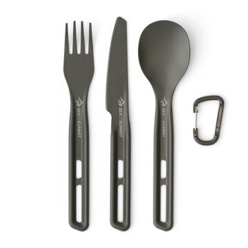 Set Frontier Aluminiu Furculita Lingura Si Cutit