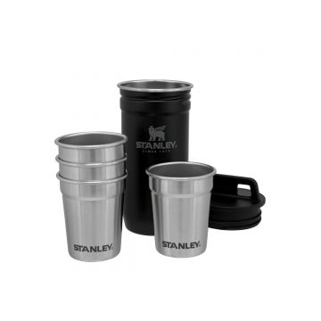 Set Pahare De Shot Cu Recipient Negru St10-01705-036