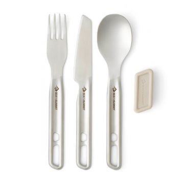 Set Tacamuri 3 Buc Sea To Summit Detour Stainless Steel Grey