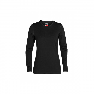 Bluza Dama Icebreaker 260 Merino Thermal Tech Crewe Black