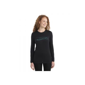 Bluza Femei 200 Oasis Crewe Ski Stripes