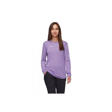 Bluza Femei Mammut Tree Wool Fl Lavandin Melange