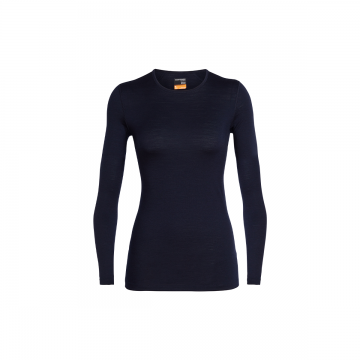 Bluza Femei W Merino 200 Oasis Ls Crewe Midnight Navy