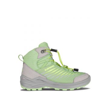 Bocanci Drumetie Copii Lowa Zirrox Ii Gtx Mid Smoke Green Mint