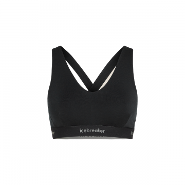 Bustiera Femei W Merino 125 Cool-lite Sprite Racerback Bra Black
