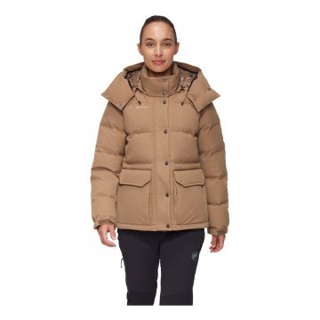 Jacheta Femei Roseg 2 0 In Hooded Dark Sand