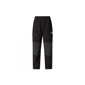Pantaloni Copii The North Face Teen Hike Conv Pant Blk Grey