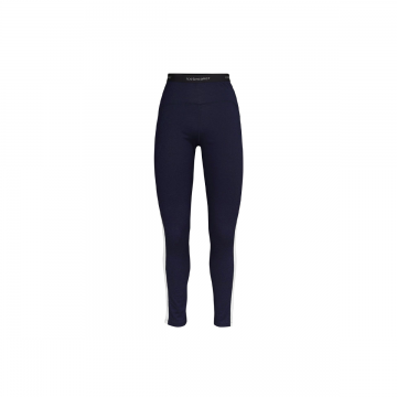 Pantaloni Femei W Merino 200 Oasis Sonebula Leggings Mdnght Nvy Snow Cb