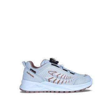 Pantofi Drumetie Copii Lowa Ferrox Gtx Lo Ice Blue Brown Rose