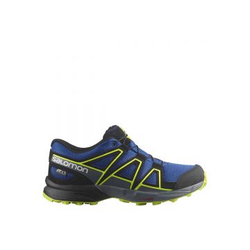 Pantofi Drumetie Copii Speedcross Cswp J Nautical   Blue   Acid