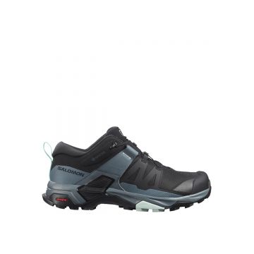 Pantofi Hiking Dama Salomon X Ultra 4 Gore-tex Black   Stormy Weather   Opal Blue