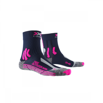 Sosete Trek Outdoor Wmn Midnight Blue Pink Lt Grey Melange