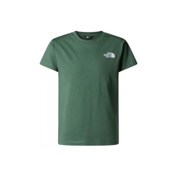 Tricou Baieti The North Face Boy S Box Nse S S Tee Duck Green