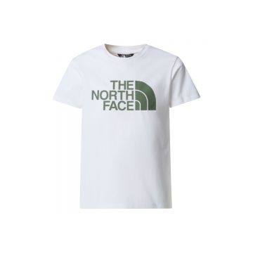 Tricou Baieti The North Face S S Easy Tee Tnf White Duck Green