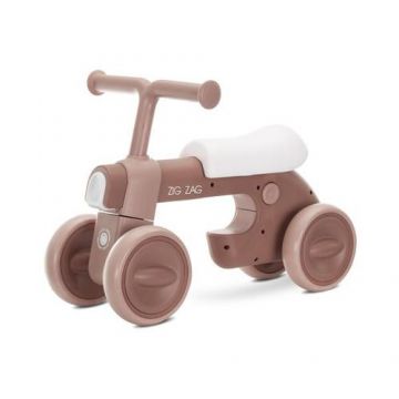 Bicicleta de echilibru Lorelli Zig Zag, 12-36 luni, scaun reglabil 2 pozitii, lumini si muzica, Roz