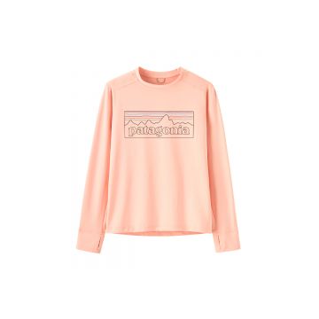 Bluza Copii Patagonia Silkweight Sunlit Pink Upf 40