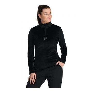 Bluza Femei Spyder Shimmer Bug 1 2 Zip Black