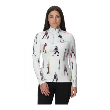 Bluza Femei Spyder Vivid 1 2 Zip Vintage Vibes
