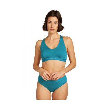 Bustiera Femei Icebreaker 125 Cool-lite Sprite Racerback Bra Topaz Bustiera Femei Icebreaker 125 Cool-lite Sprite Racerback Bra Topaz