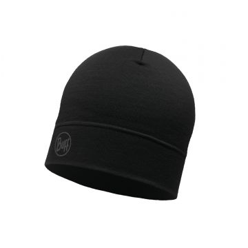 Caciula Adulti Merino Light Solid Black One Size