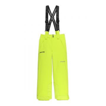 Pantaloni Schi Baieti Spyder Propulsion Lime