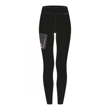 Pantaloni Termici Femei Ruthke Pro Black-grapefruit Washed