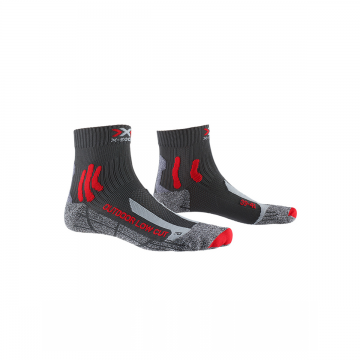 Sosete Unisex X-bionic Trek Outdoor Low Cut Anthracite-red