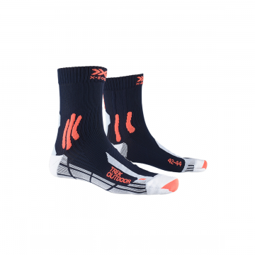 Sosete Unisex X-bionic Trek Outdoor Midnight Blue-kurkuma Orange