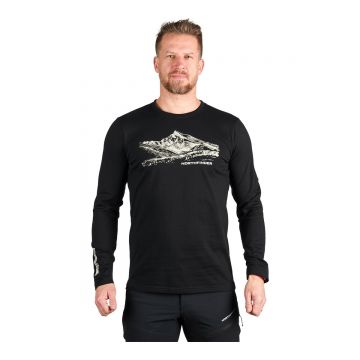 Tricou Ls Barbati Northfinder Dacso Black