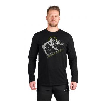 Tricou Ls Barbati Northfinder Daru Black