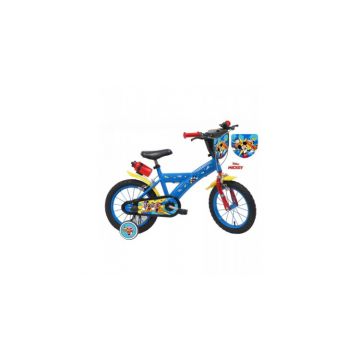 Bicicleta denver mickey mouse, 14 inch, albastra