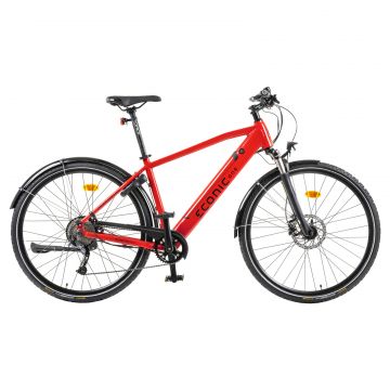 Bicicleta Electrica Econic One Smart Urban - 28 Inch, M, Rosu, Reambalat