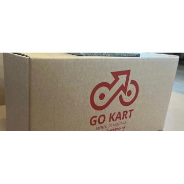 Bicicleta Go Kart 888 Ok Best,16 inch, pentru copii, 4-6 ani, roti  ajutatoare , suport si bidon apa, cosulet,portocaliu