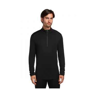 Bluza Barbati Icebreaker 260 Tech Ls Half Zip Black Bluza Barbati Icebreaker 260 Tech Ls Half Zip Black