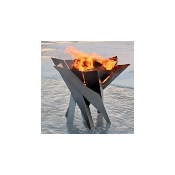 Bol de foc Inox Phoenix Flower, D66 cm