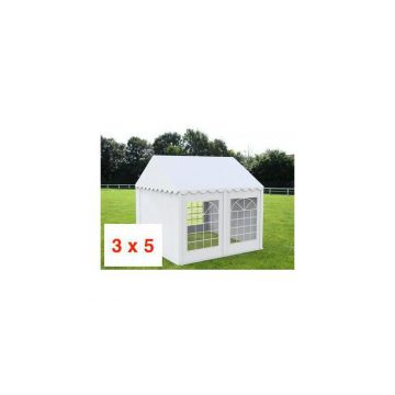CORT EVENIMENTE ECONOMY 3 x 5 M,PVC ALB