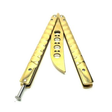 Cutit antrenament cercuri, fara  tais, auriu, dalimag, 30 cm