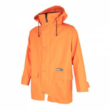 Jacheta impermeabila cu gluga AAQ 103 - portocaliu