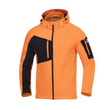 Jacheta softshell CityConic - portocaliu hi vis