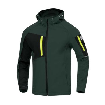 Jacheta softshell CityConic - verde inchis