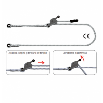 Linia vietii, lungime 20m reglabila - LP120 20