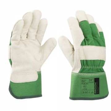 Manusi de protectie de iarna din spalt bovina, captusite Bremen Winter - blisterate 2122X