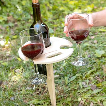 Masa de vin pliabila si portabila pentru exterior Winnek InnovaGoods Masa de vin pliabila si portabila pentru exterior Winnek InnovaGoods