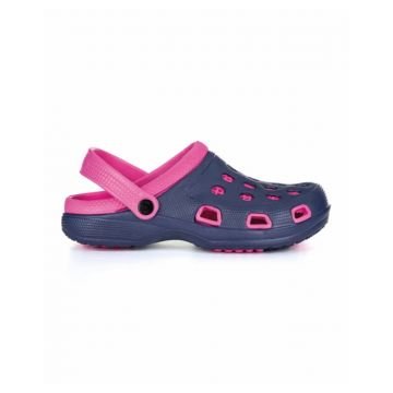 Papuci tip crocs MARINE - roz bleumarin -pentru femei