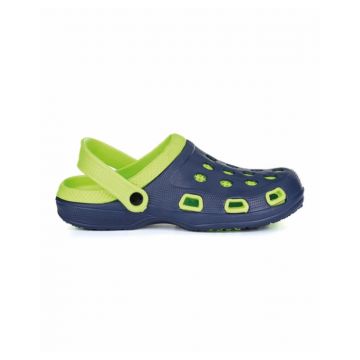 Papuci tip crocs MARINE - verde bleumarin