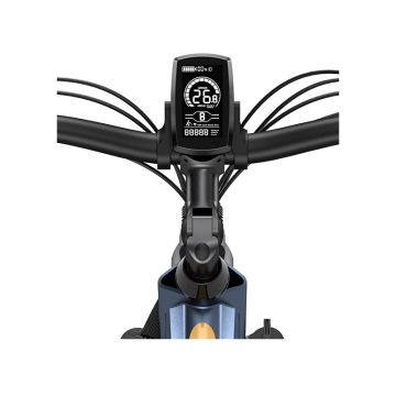 Resigilat - Bicicleta electrica Ulzomo Metro 26 E-bike, 250W, 36V 16Ah, autonomie 100km, viteza maxima 25km/h, Gray, 26''